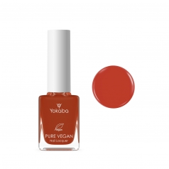 Naturalny lakier klasyczny do paznokci Fire Red - Pure Vegan Nail Lacquer